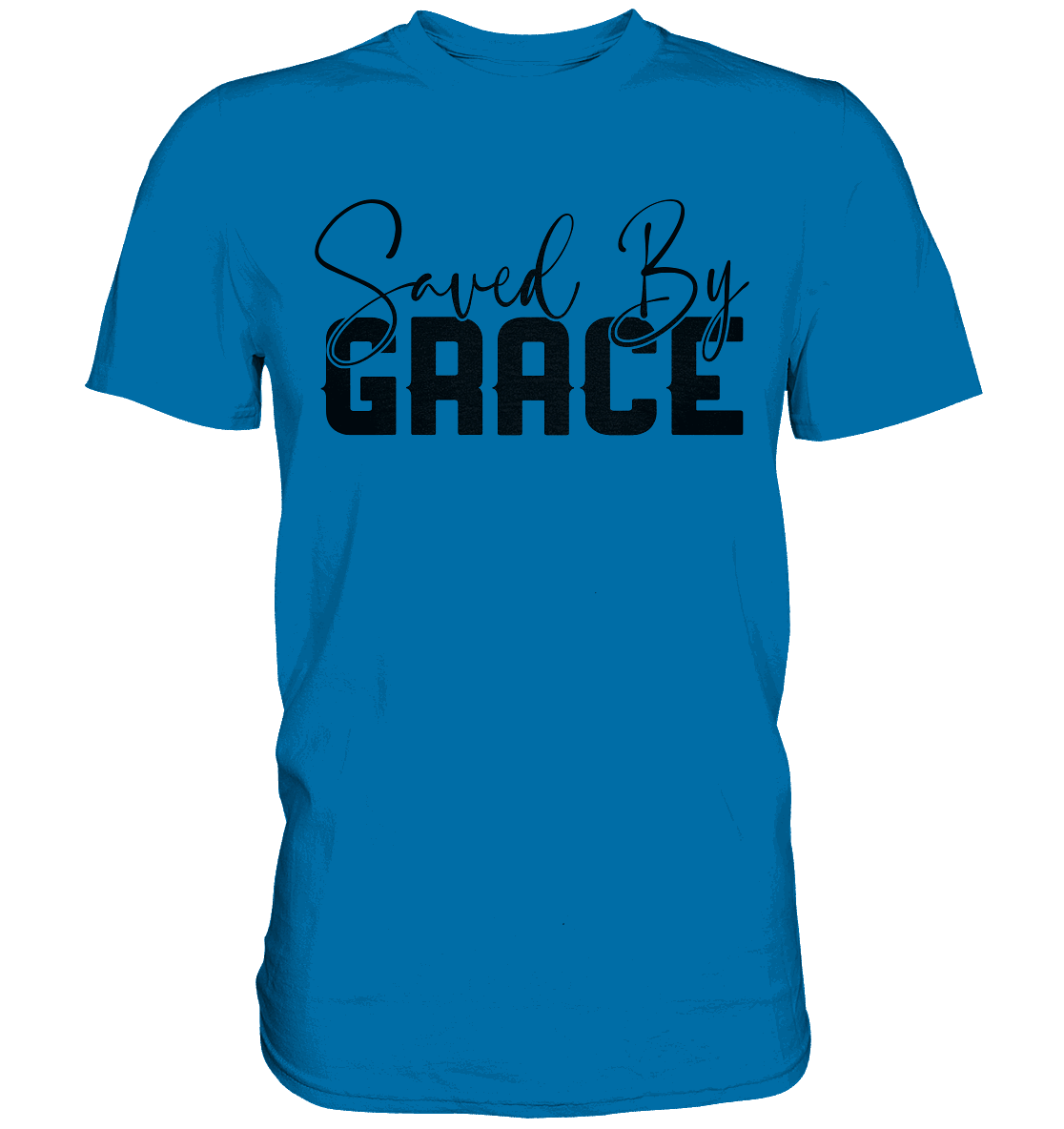 Saved by Grace – Ein kraftvolles Glaubensstatement - Premium Shirt