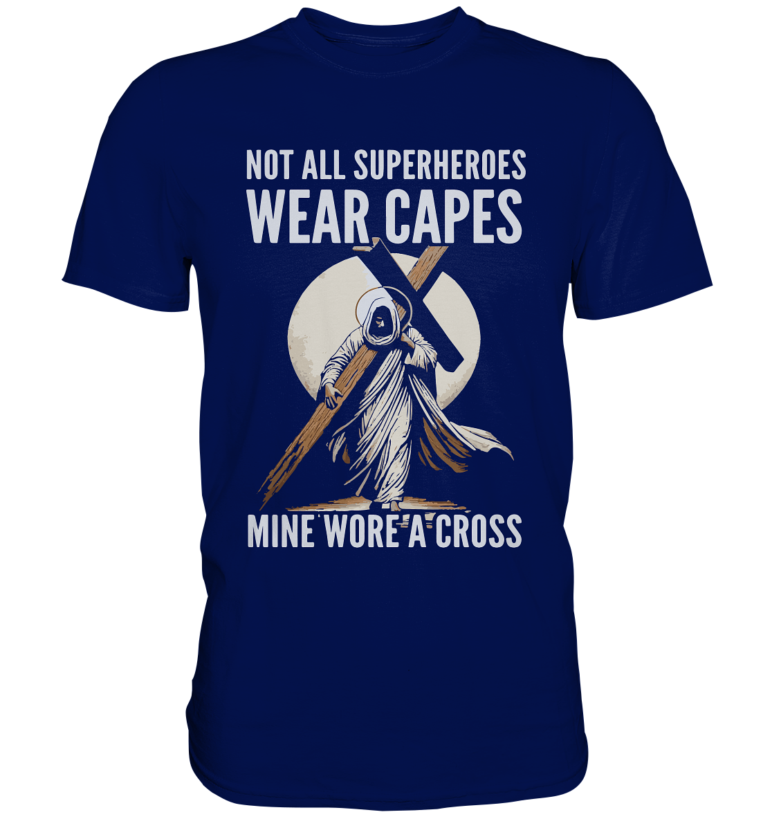 My Superhero Wore a Cross - Premium Shirt