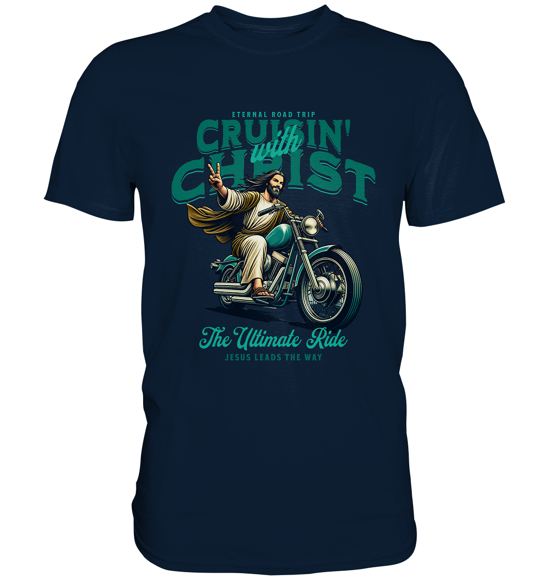 Eternal Road Trip – Cruisin' with Christ - Premium Shirt