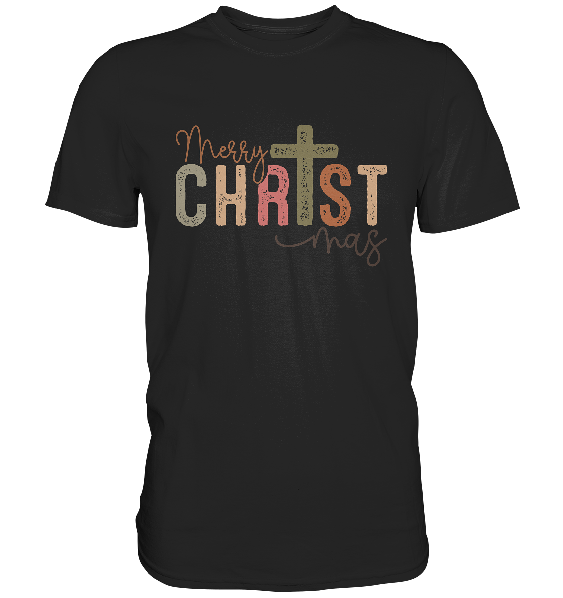 Merry CHRISTmas – Christ im Mittelpunkt - Premium Shirt