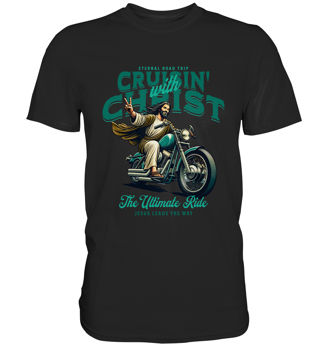 Eternal Road Trip – Cruisin' with Christ - Premium Shirt