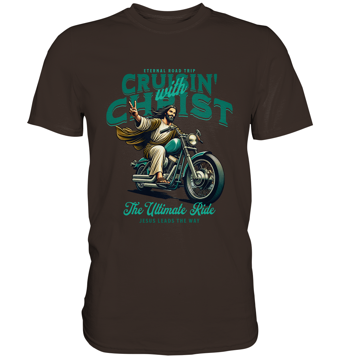 Eternal Road Trip – Cruisin' with Christ - Premium Shirt