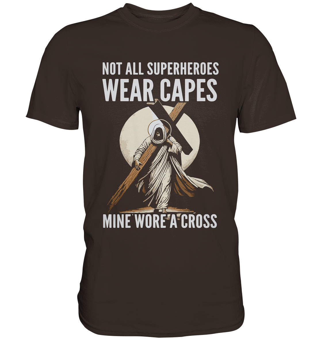 My Superhero Wore a Cross - Premium Shirt