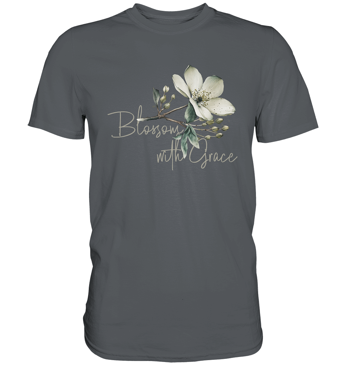 Blossom with Grace - Premium Shirt