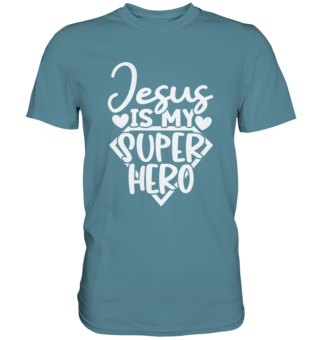 Jesus ist mein Superheld - Premium Shirt