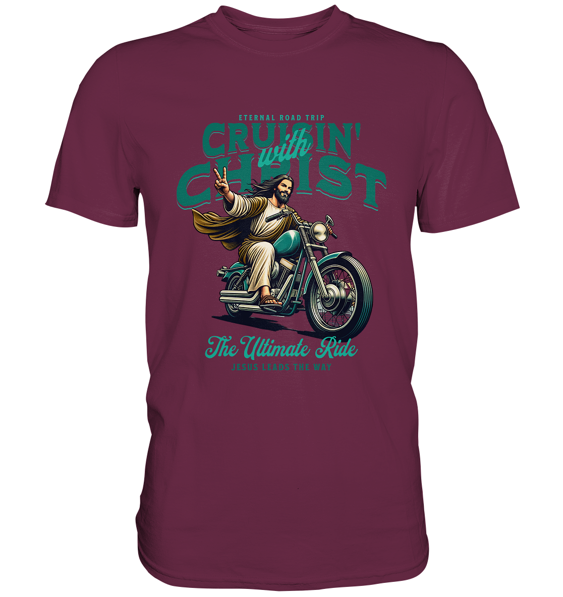 Eternal Road Trip – Cruisin' with Christ - Premium Shirt