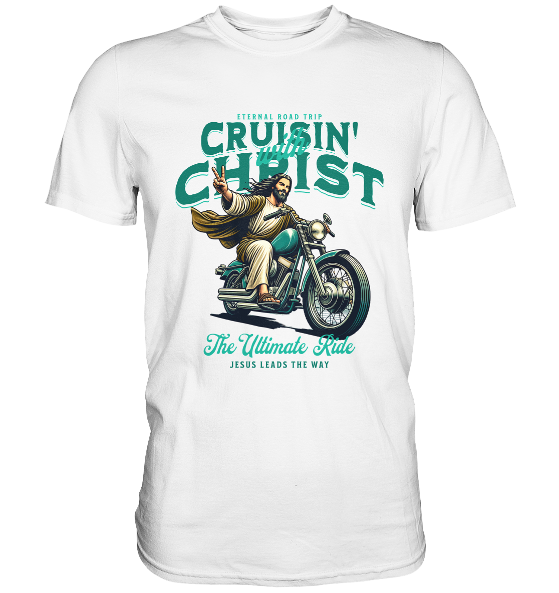 Eternal Road Trip – Cruisin' with Christ - Premium Shirt