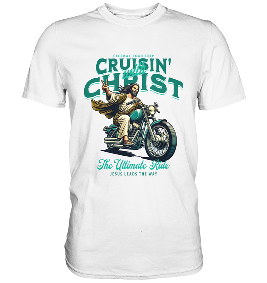 Eternal Road Trip – Cruisin' with Christ - Premium Shirt