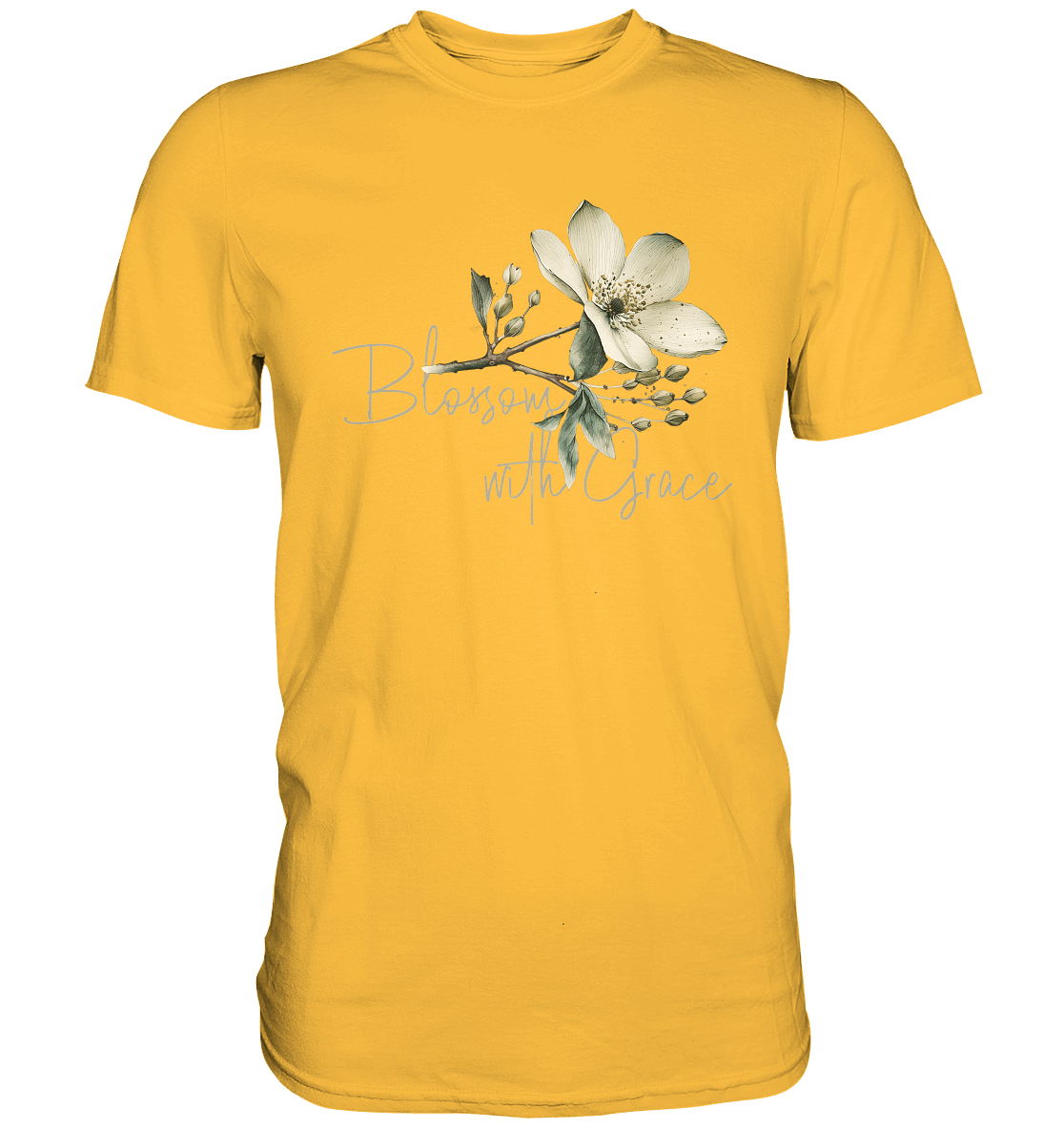 Blossom with Grace - Premium Shirt