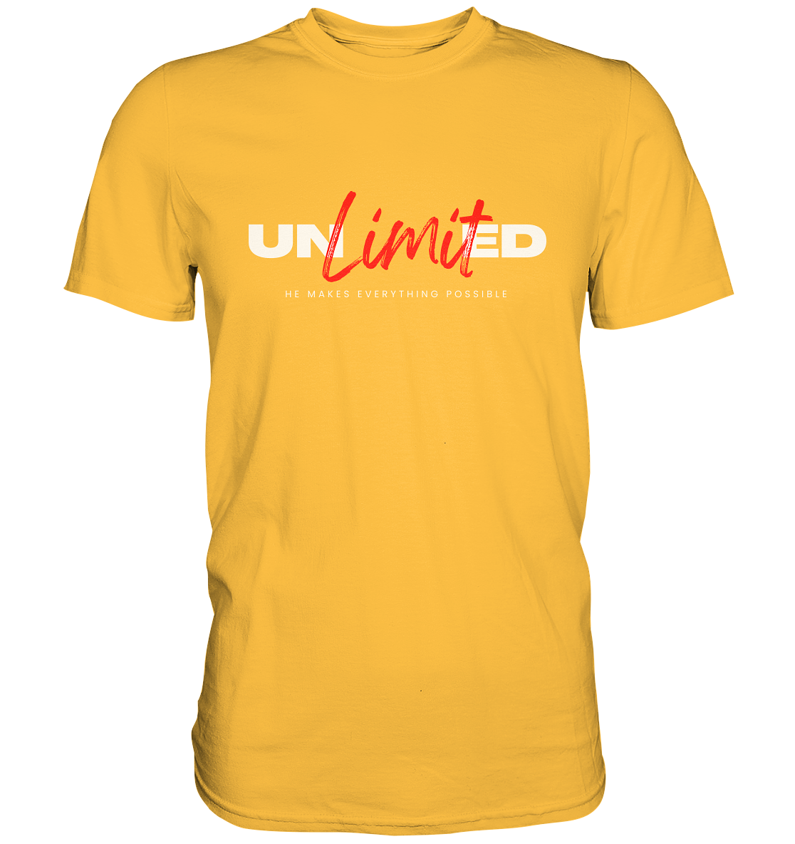 Unbegrenzte Möglichkeiten "Unlimited" - Premium Shirt