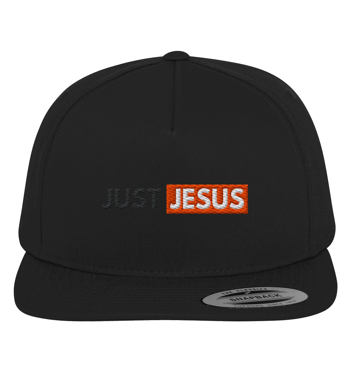 Just Jesus – Der Mittelpunkt unseres Glaubens (Stick) - Premium Snapback