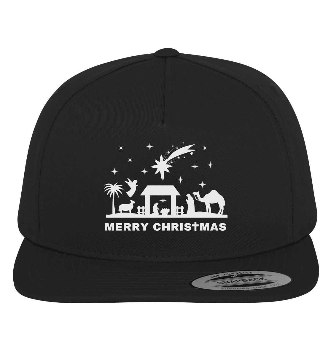 Merry Christmas - Frohe Weihnachten (Krippe Edition) - Premium Snapback