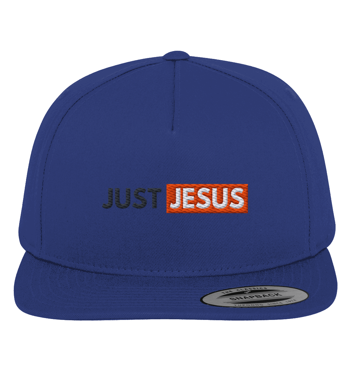 Just Jesus – Der Mittelpunkt unseres Glaubens (Stick) - Premium Snapback