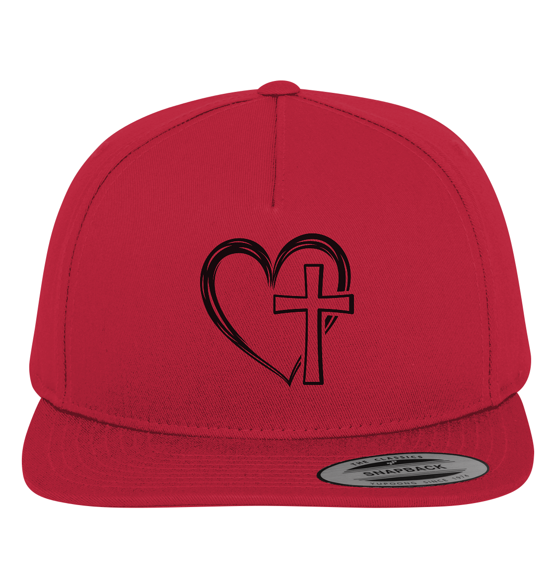 Herz & Kreuz Design - Premium Snapback