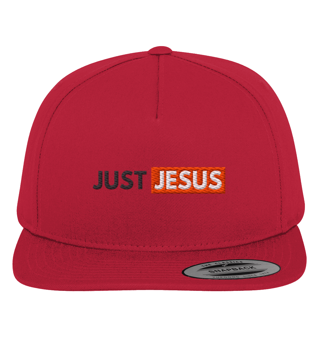 Just Jesus – Der Mittelpunkt unseres Glaubens (Stick) - Premium Snapback