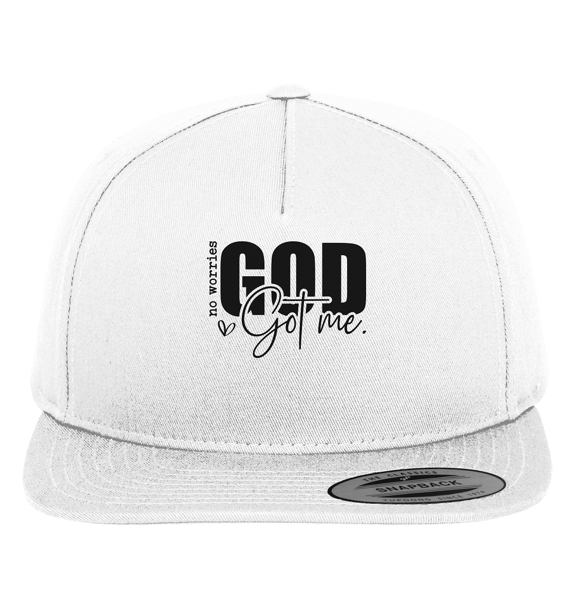 No worries, God holds me tight - Premium Snapback