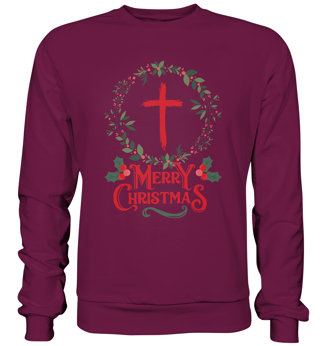 Merry Christmas - Frohe Weihnachten - Premium Sweatshirt