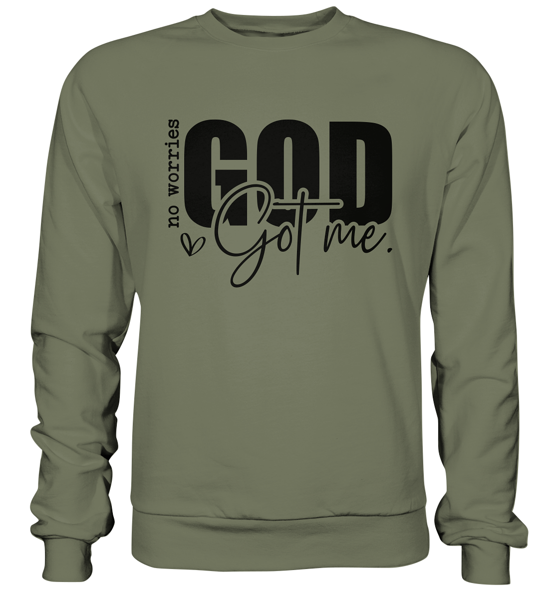 Keine Sorgen, Gott hält mich fest - Premium Sweatshirt