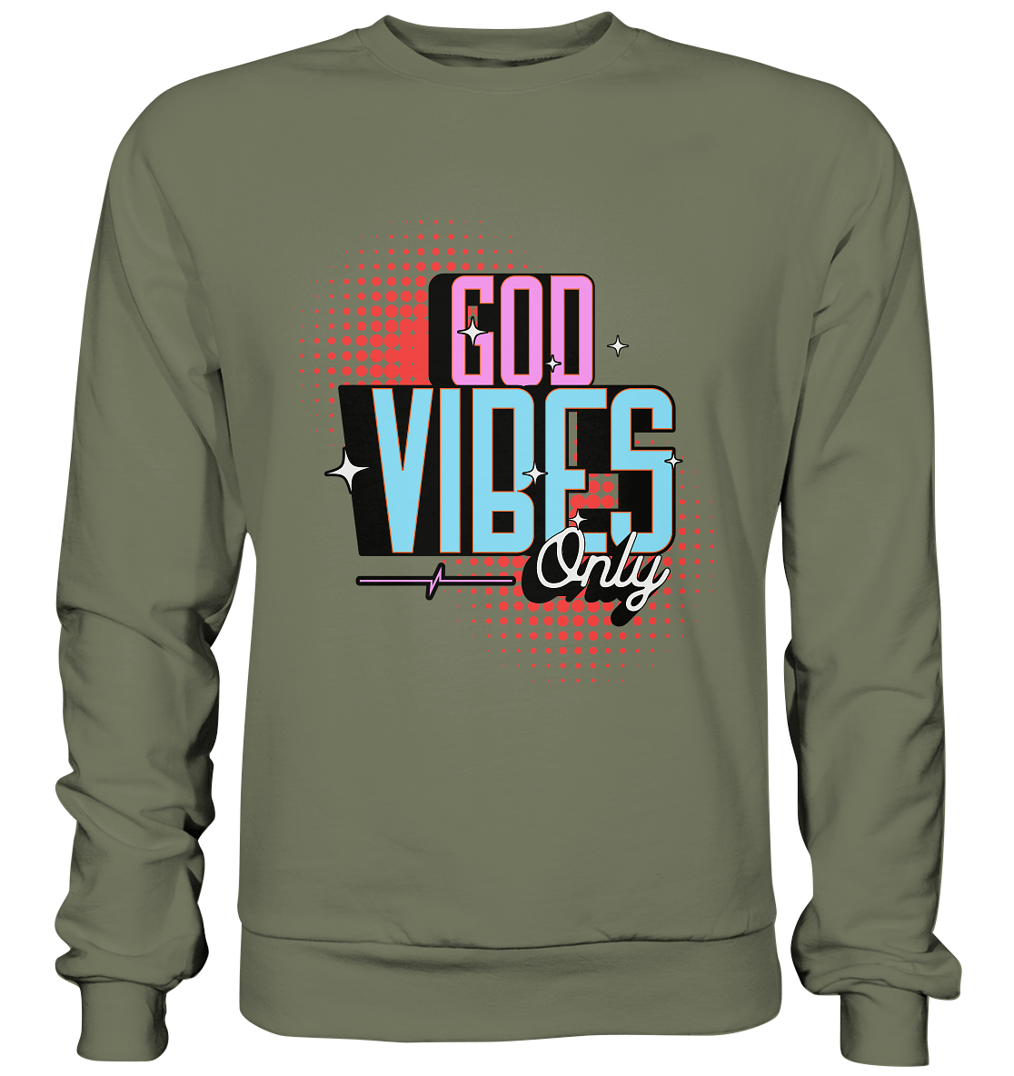 Nur Gottes Vibes - Premium Sweatshirt