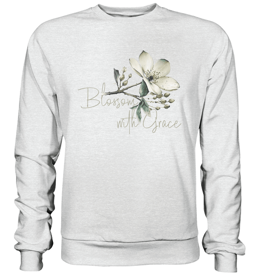 Blossom with Grace - Premium Sweatshirt