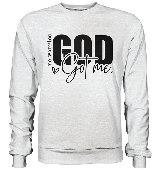 Keine Sorgen, Gott hält mich fest - Premium Sweatshirt