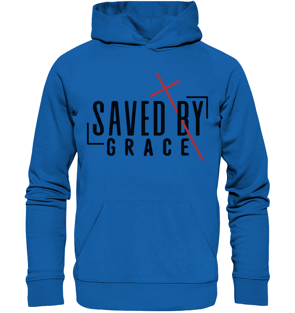 Saved by Grace – Ein kraftvolles Statement des Glaubens - Premium Unisex Hoodie