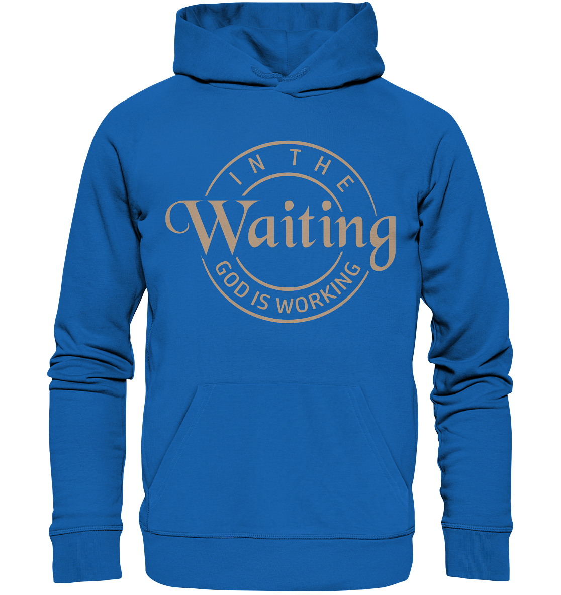 God works in waiting - Premium Unisex Hoodie