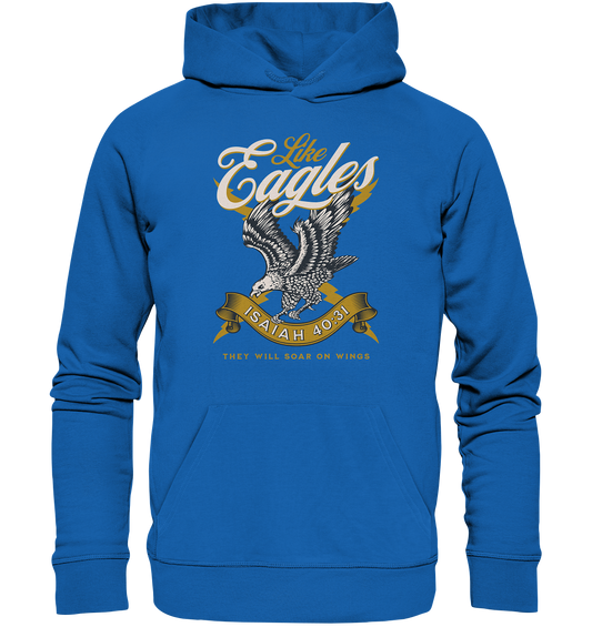 Sie werden fliegen wie Adler – Jesaja 40:31 - Premium Unisex Hoodie