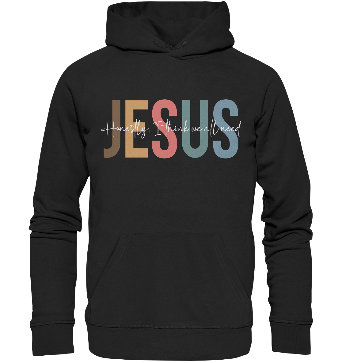 Honestly, I Think We All Need Jesus - Premium Unisex Hoodie