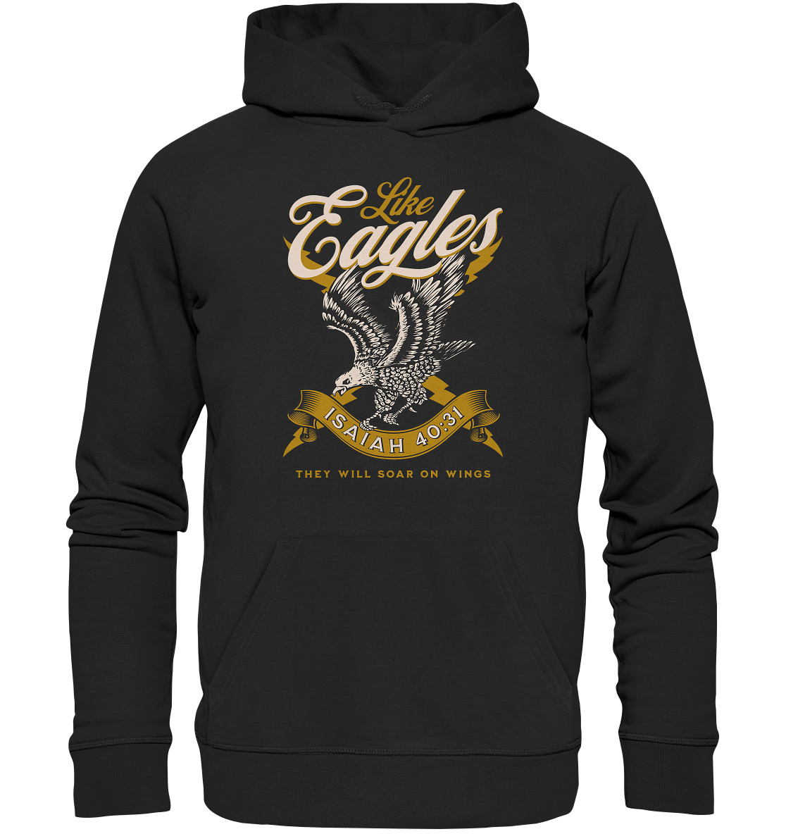 They will fly like eagles – Isaiah 40:31 - Premium Unisex Hoodie