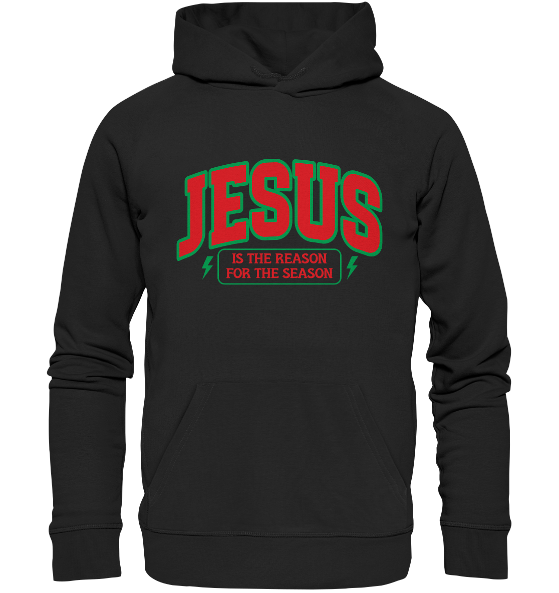 Jesus – Der Grund für die Weihnachtszeit (RG) - Premium Unisex Hoodie