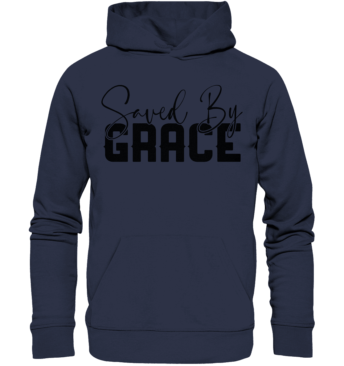 Saved by Grace – Ein kraftvolles Glaubensstatement - Premium Unisex Hoodie