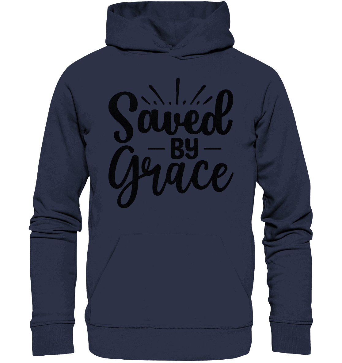 Saved by Grace – Dein Glaube, Dein Statement - Premium Unisex Hoodie