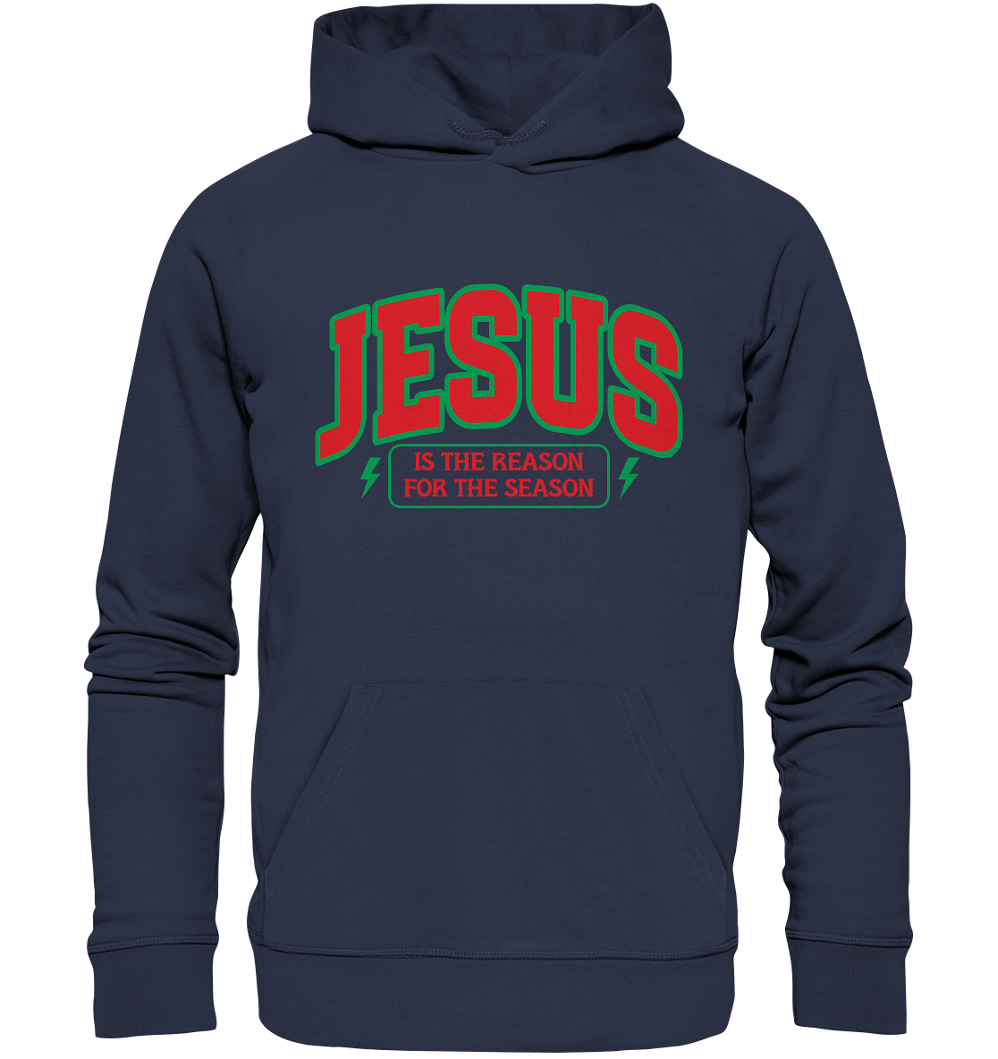 Jesus – Der Grund für die Weihnachtszeit (RG) - Premium Unisex Hoodie