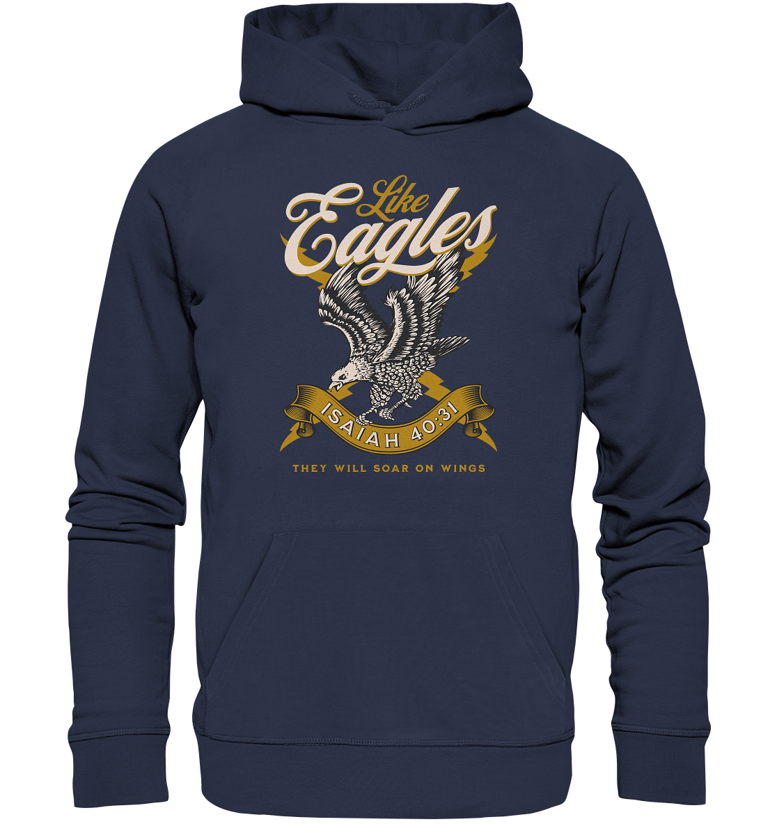 They will fly like eagles – Isaiah 40:31 - Premium Unisex Hoodie