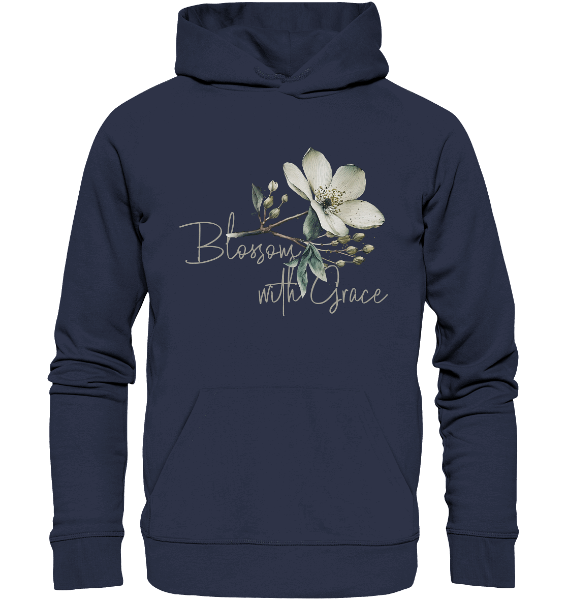 Blossom with Grace - Premium Unisex Hoodie