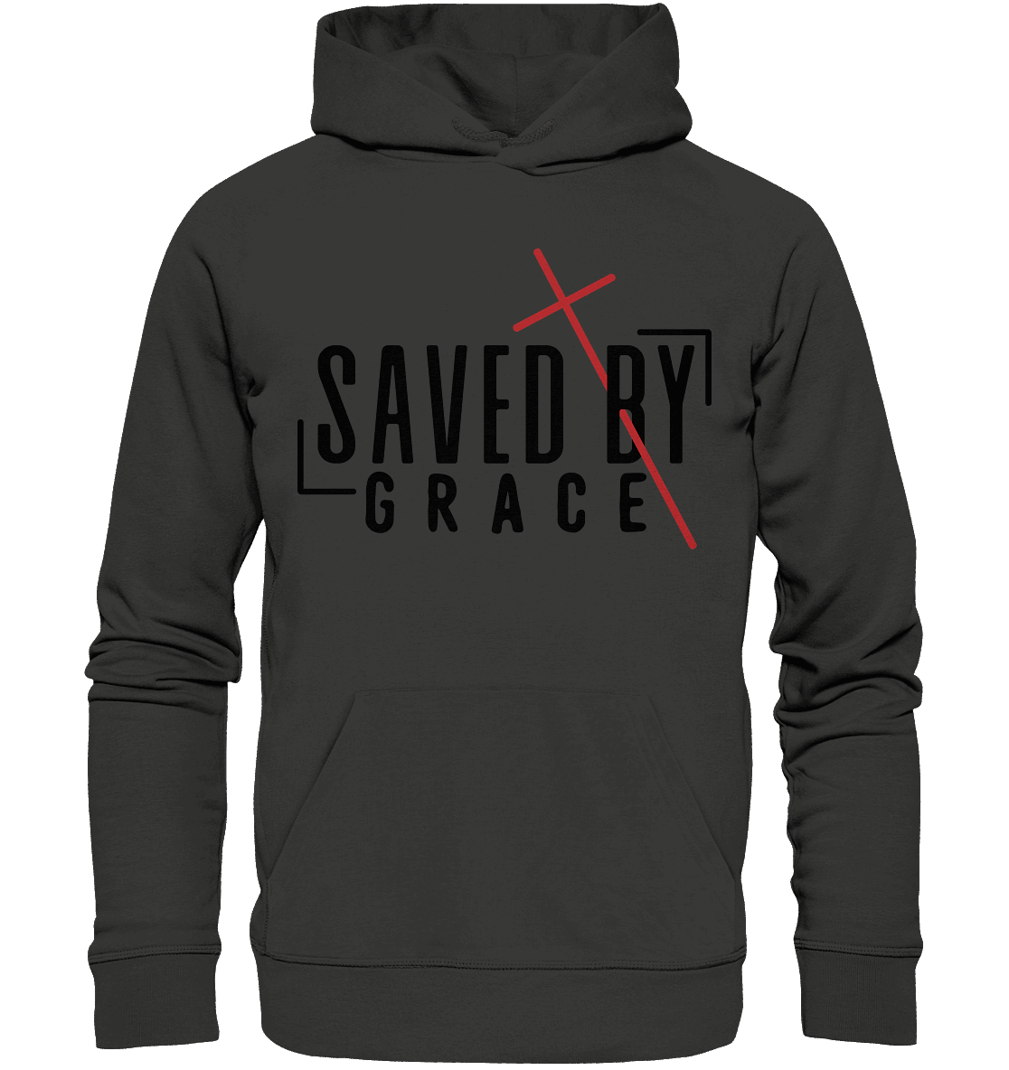 Saved by Grace – Ein kraftvolles Statement des Glaubens - Premium Unisex Hoodie