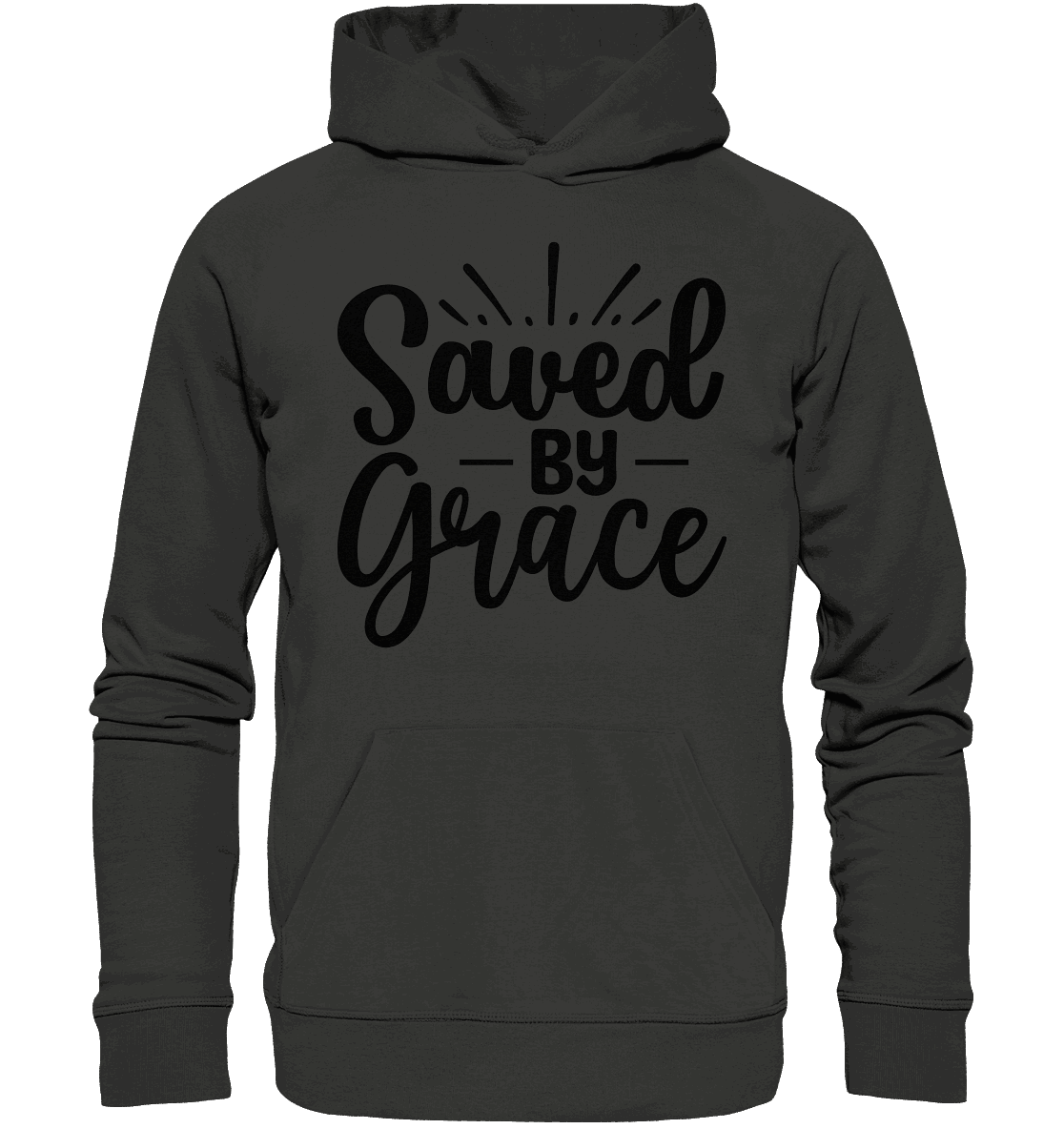 Saved by Grace – Dein Glaube, Dein Statement - Premium Unisex Hoodie