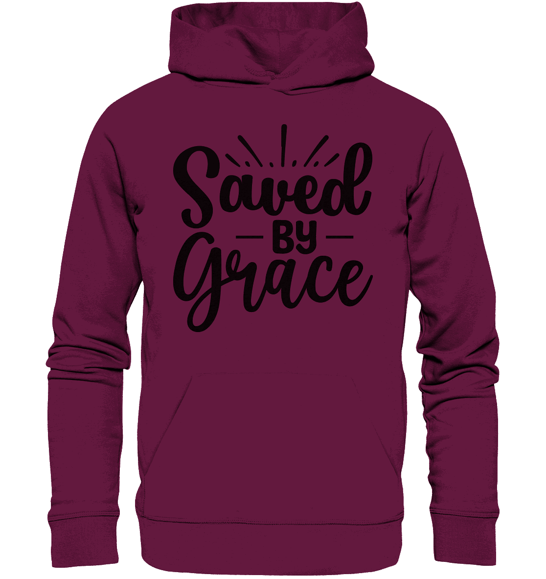 Saved by Grace – Dein Glaube, Dein Statement - Premium Unisex Hoodie