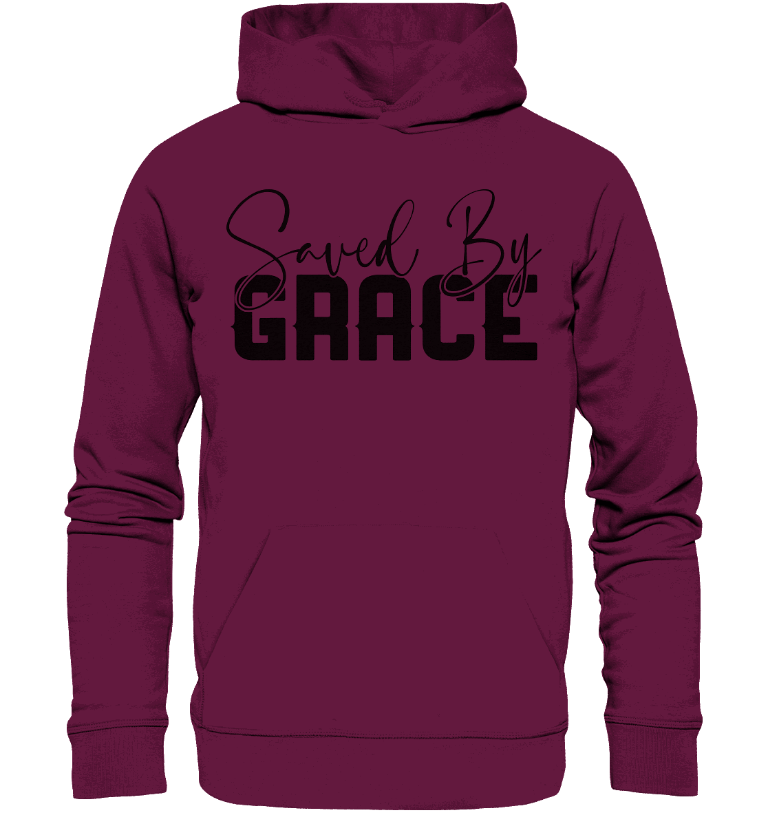 Saved by Grace – Ein kraftvolles Glaubensstatement - Premium Unisex Hoodie