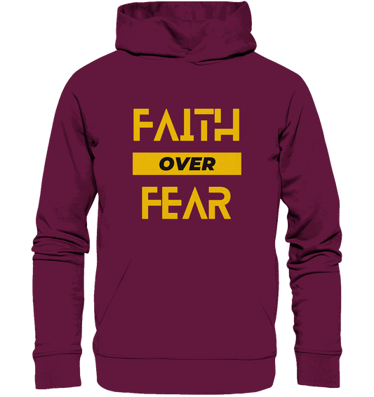 Glaube über Angst - Premium Unisex Hoodie