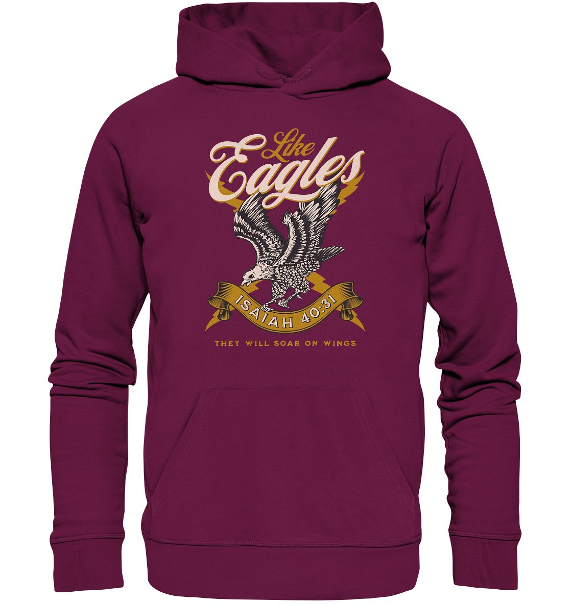 They will fly like eagles – Isaiah 40:31 - Premium Unisex Hoodie