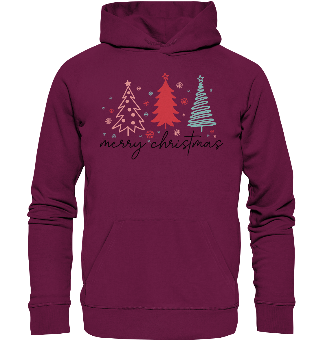 Elegante Weihnachtsgrüße - Premium Unisex Hoodie