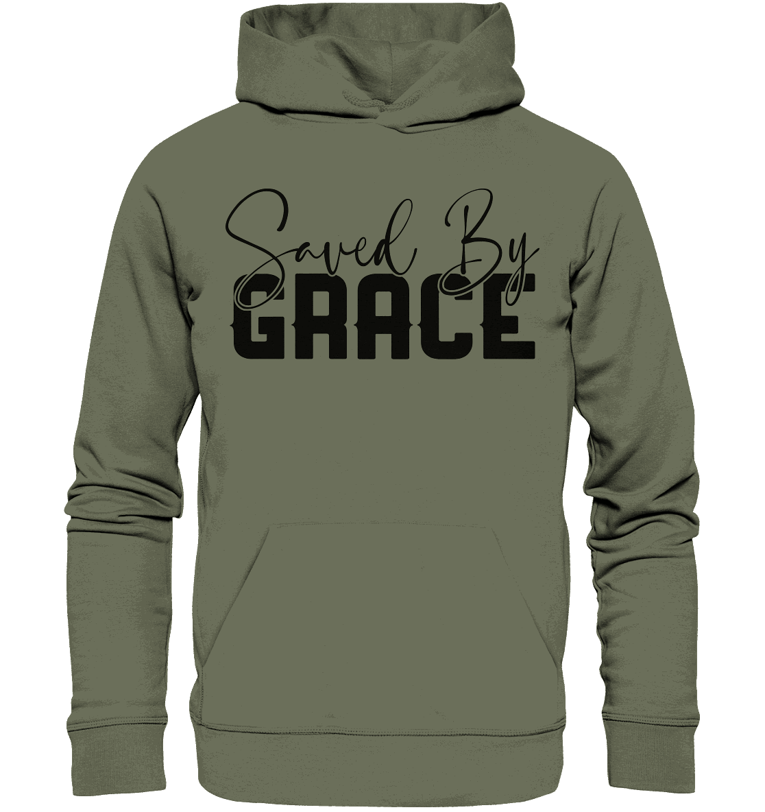 Saved by Grace – Ein kraftvolles Glaubensstatement - Premium Unisex Hoodie