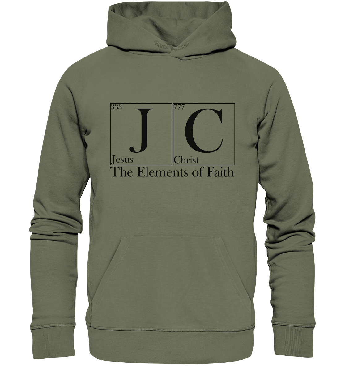 JC – The Elements of Faith - Premium Unisex Hoodie