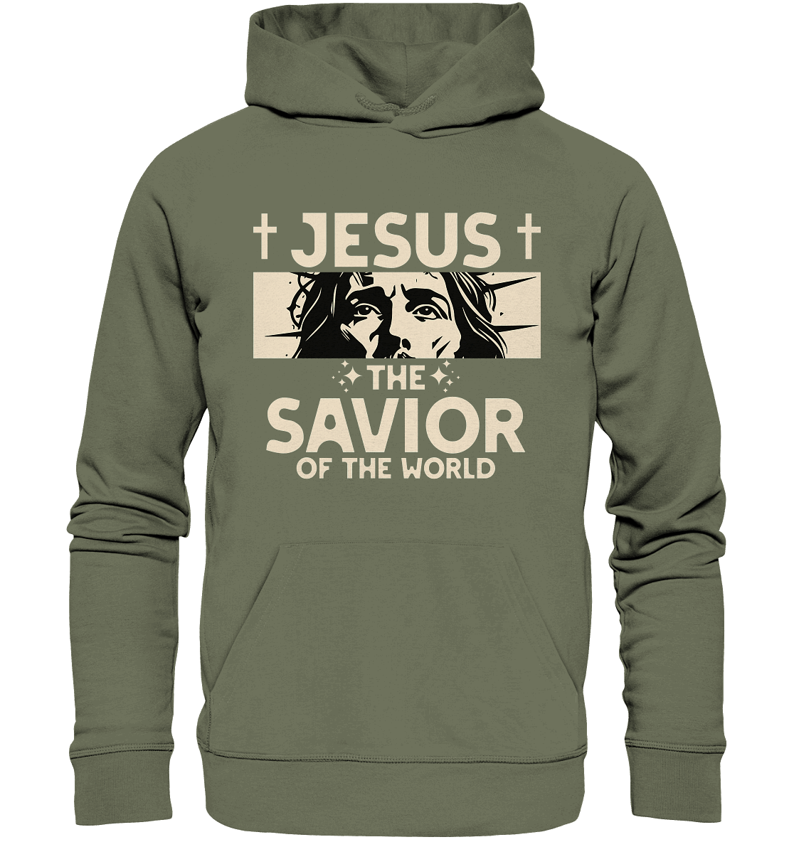 Jesus – The Savior of the World - Premium Unisex Hoodie