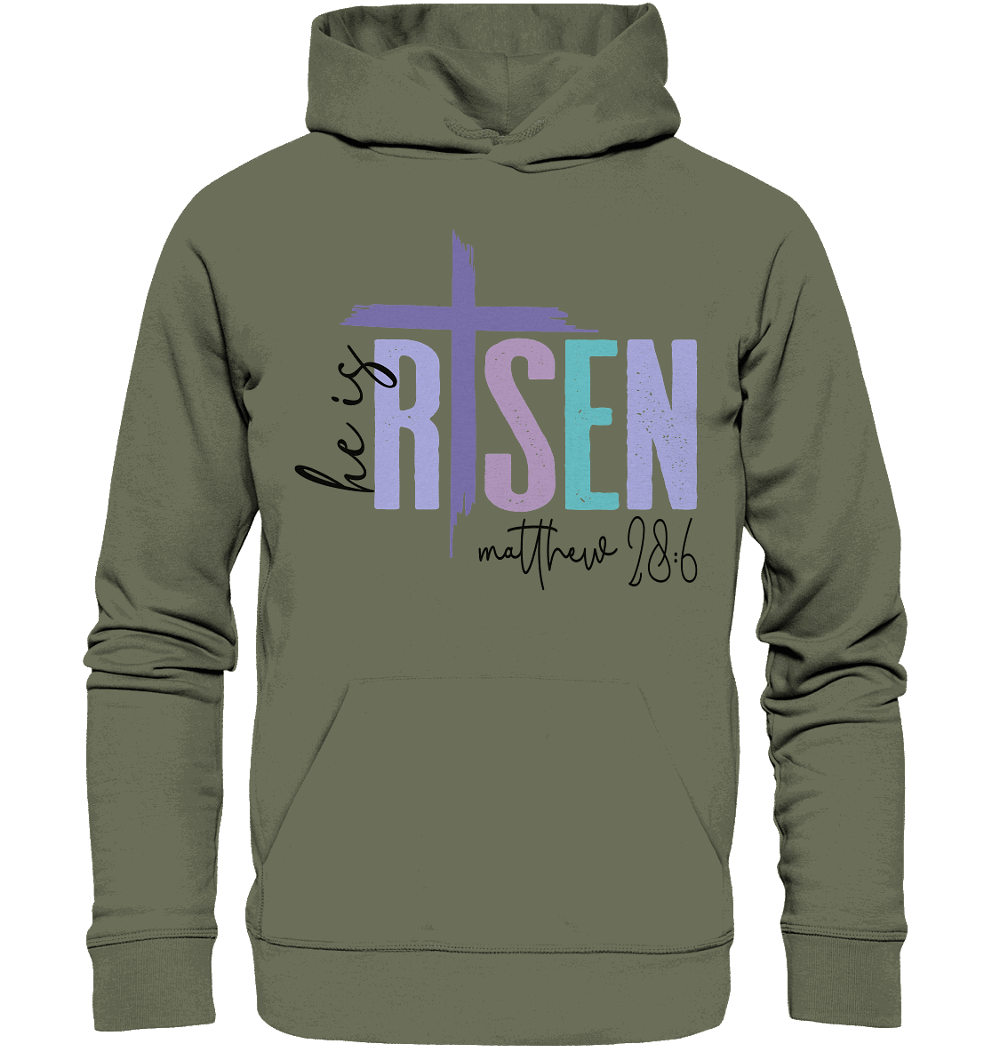 He Is Risen – Die Hoffnung lebt! - Premium Unisex Hoodie