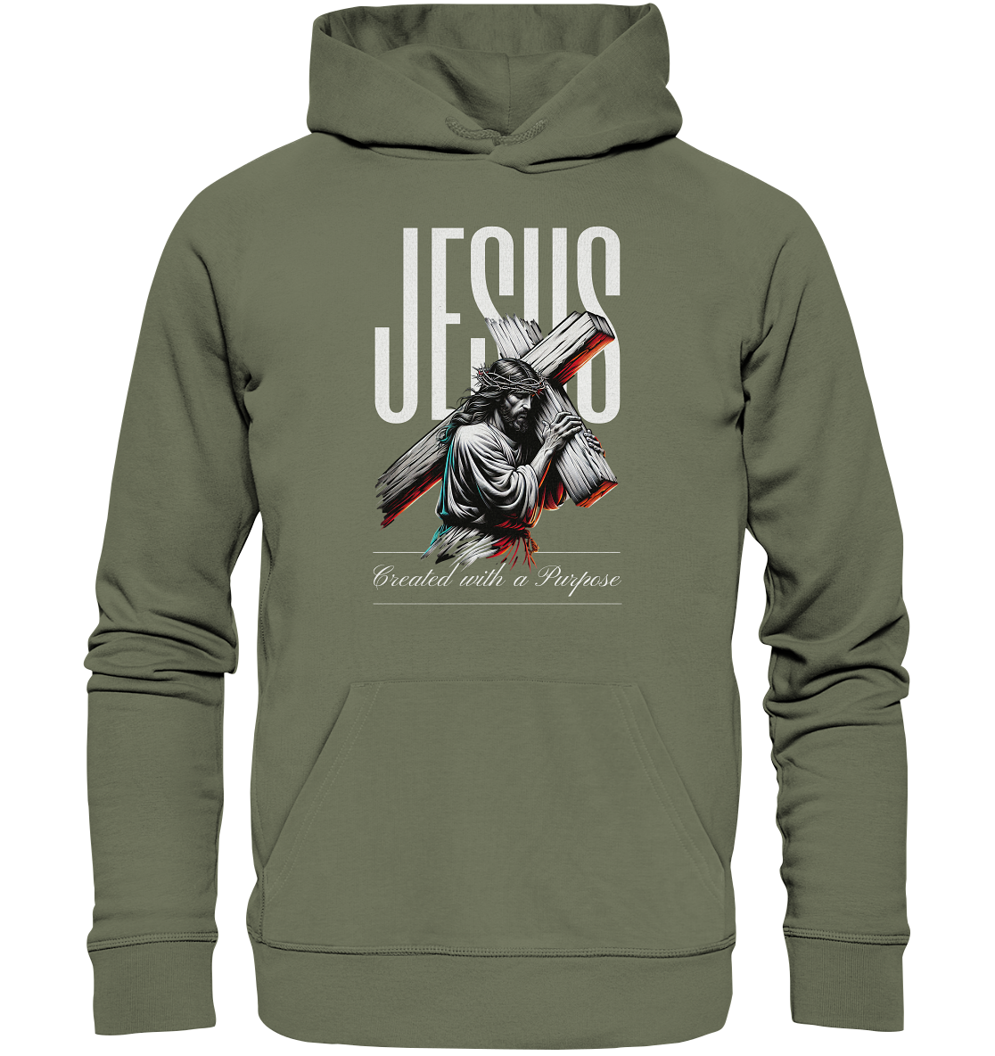 Created with a Purpose - Premium Unisex Hoodie