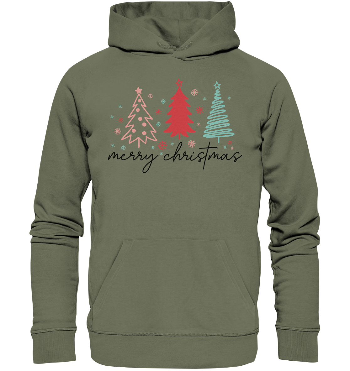 Elegante Weihnachtsgrüße - Premium Unisex Hoodie