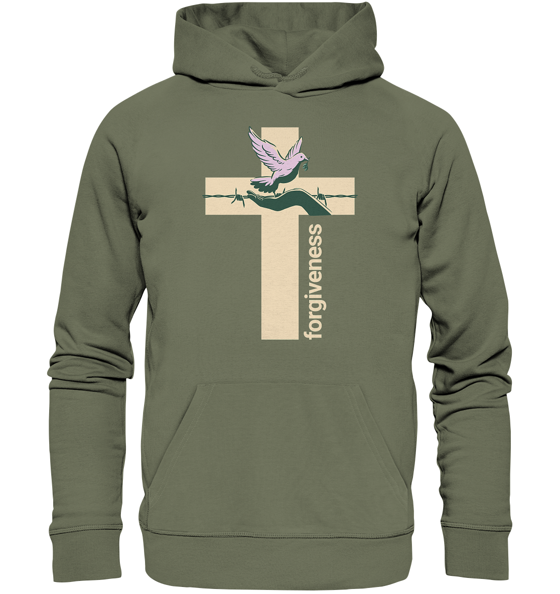 Vergebung – Ein Zeichen des Friedens - Premium Unisex Hoodie